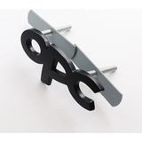Gardenauto Opel Opc Panjur Logosu Paslanmaz Metal Arma Logo - Siyah - 7cmx3cm
