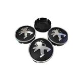 GARDENAUTO Peugeout Kabartma Geçme Jant Göbeği 4'lü 60mm-55mm