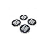 GARDENAUTO Seat Alüminyum Yapıştırma Jant Göbeği Siyah 4 Lü 60mm Seatyn