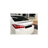 GARDENAUTO Spoiler Toyota Corolla 2013+bagaj Üzeri Çıta Spoiler Pianoblack Parlak Siyah Çift Taraflı Bantlı 120