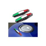 GARDENAUTO Vespa Scooter Ducati Limited Edition Arma 3d Oto Damla Silikon Sticker Yapıştırma 2 Adet Yüksek Kalite