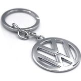 Gardenauto Volkswagen Anahtarlık 3D Metal Otomobil Anahtarlığı - Krom Kaplamalı - Gümüş