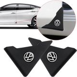 Gardenauto Volkswagen Kapı Koruma Kenar Köşe Koruyucu Çarpma Çizilme Önleyici 2 adet - Siyah - 4,5cm x 5,8 cm
