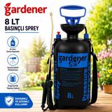 Gardener 165508 8 Lt Basınçlı Sprey İlaçlama Pompası