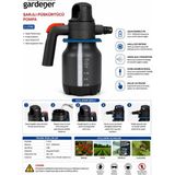 Gardener 2 Litre Şarjlı USB Şarjlı Elektrikli Püskürtücü Bahçe Spreyi Otomatik Basınçlı Sprey Ayarlanabilir Nozul Bitki Sulama ve Temizlik Pompası