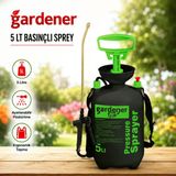 Gardener 5 Litre Basınçlı Sprey Bahçe Bitki Sulama Ve İlaçlama Pompası 165505