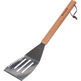 Gardenia Barbekü Spatula Ahşap Sap Tırtıklı Paslanmaz Çelik 41CM