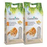 Gardenmix 5 Lt x 2 Paket Bentonit Portakallı İnce Taneli Kedi Kumu
