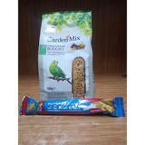 Gardenmix Platin Meyveli Muhabbet Kuş Yemi 500G+1 Adet Meyveli Kraker+1 Adet Kalamar Kemiği