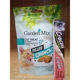 Gardenmix Somonlu İçi Dolgulu Kedi Ödülü 60Gr +5 Adet 15 Gram Crocus Somonlu Kedi Ödül Krema