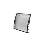 Gardenplast Cosmos 105x120 Şeffaf Kapı Pencere Üstü Pratik Sundurma