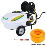 Gardenpro Benzinli Basincli Ilaclama Makinasi 200 Lt + 100 Mt Ilaclama Hortumu