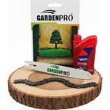 Gardenpro Stihl MS 250 Uyumlu Motorlu Testere Kılavuzu,Yağ ve Zincir
