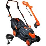 GardenPro ZF6102 Çim Biçme Makinesı 1600 watt + Kenar Kesme + Uzatma Kablosu 20 mt