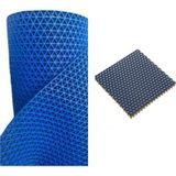 Gardenya Karmaşık Kaydırmaz Pvc Paspas Z Mat Yıldız Iç - Dış Tüm Islak Zemin - 90 x 100 cm - Mavi