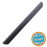 Gardırop Kulpu 768 Mm Siyah Metal Mutfak Vestiyer Banyo Mobilya Çekmece Dolap Kulpları Kulbu