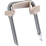 Gardner Bender MSI-75BX Metal Zımba, 14 mm, PE İzolasyonlu, Açık Kahverengi, 100 Adet