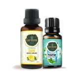 Gardone 30 ml Limon Uçucu Buhurdanlık Koku Yağı, 10 ml Nane Yağı Hediyeli