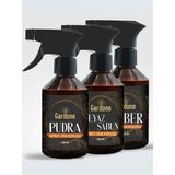 Gardone Amber +Pudra +Beyaz Sabun Sprey Oda Kokusu, 3 x 250 ml