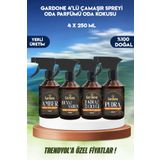 Gardone Dört'lü Oda Ve Çamaşır Spreyi Oda Parfümü Oda Kokusu Koku Giderici 4 x 250 ml
