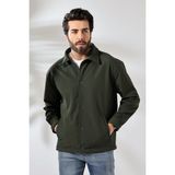 Garen Erkek Baharlık Softshell Mont Ceket Haki - 2XL