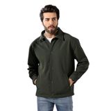 GAREN Erkek Baharlık Softshell Mont Ceket - Konforlu ve Dayanıklı Erkek Modası -MM-21112-HAKİ-L