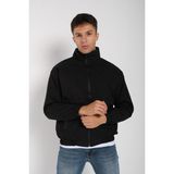 Garen Erkek Rüzgar Geçirmez Ince Yağmurluk Ceket Waterproof - 2XL - Siyah
