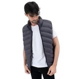 GAREN Erkek Su Geçirmez Şişme Yelek - Hafif ve Dayanıklı, Su İtici Özellikli, Fermuarlı Kapama - Waterproof-MM-288-ANTRASİT-2XL