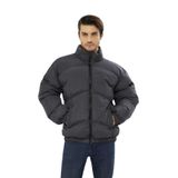 GAREN Unisex Yağmur ve Rüzgar Geçirmez Çapraz Kesim Bomber Oversize Mont Ceket | Waterproof Kaban-mm-4455-ANTRASİT-L