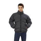 GAREN Unisex Yağmur ve Rüzgar Geçirmez Çapraz Kesim Bomber Oversize Mont Ceket | Waterproof Kaban-mm-4455-ANTRASİT-S