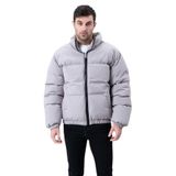 GAREN Unisex Yağmur ve Rüzgar Geçirmez Oversize Bomber Mont Ceket | Waterproof Kaban MM-153 | -20°C'ye Kadar Dayanıklı-MM-153-GRİ-S