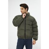 Garen Yağmur Rüzgar Geçirmez Bomber Oversize Mont Ceket Kaban Waterproof MM-153 - Haki - L