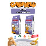 GARFIELD Cat Litter Lavantalı 20 LT ( 2x10LT ) Kedi Kumu