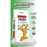 Garfield Kokusuz Natural Topaklaşan Süper Premium Bentonit Kedi Kumu 20 Lt