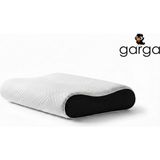 Garga Boyun Destekli Visco Yastık 60X40 cm Ergonomik Ortopedik Yastık – 14-12 cm Yükseklik - 60 x 40 x 14 cm - Beyaz
