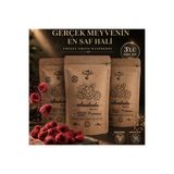 gargalı Ahududu (FRAMBUAZ) - Dondurularak Kurutulmuş Meyve Cipsi - Üretici Firmadan 15g X 3 Paket