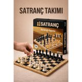 Gargamel Ahşap Satranç Takımı 30x30 cm | Satranç Seti | Zeka ve Strateji Oyunu | Çocuk ve Yetişkin İçin