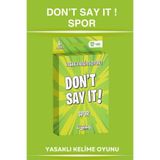 Gargamel Don’t Say It Spor Yasaklı Kelime Oyunu Spor Temalı Parti ve Aile Kelime Oyunu | Eğlenceli Kutu Oyunu