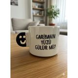 Garibanın Yüzü Gülür Mü? El Yapımı Gülen Kulp Kupa - Hediyelik Kupa Fincan Mug