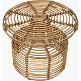 Garlo Natural Rattan Sehpa - 48 cm - Kahverengi