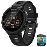 Garmin 010-01614-00 Forerunner 735Xt Multisport Gps Koşu Smartwatch, Black/Gray Sche İle 2 Yr Cps Geliştirilmiş Koruma Paketi