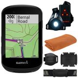 Garmin 010-02060-10 Edge 530 Gps Bisiklet Bilgisayarı İşout Soğutma Spor Havlusu Ve Deco Essentials Giyimable Commuter Front And Arka Safety Light