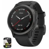 Garmin 010-02159-24 Fenix 6S Sapphire Multisport Gps Smartwatch Carbon Gray Dlc Log With Premium 2 Yr Cps Geliştirilmiş Koruma Paketi
