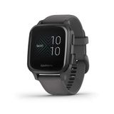 Garmin 010-02427-00 Venu Sq, Gps Smartwatch With Bright Touchscreen, Up To 6 Days Of Battery Life, Slate Alüminyum Bezel With Shadow Gray Case And Slate Silikon Band Band Band