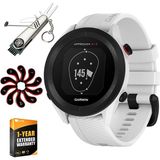 Garmin 010-02472-00 Approach S12 Gps Golf Watch, 42K + Yüklü Dersler (Beyaz) | Resmi Abd Ortak Modeli | Sche With 1 Yr Cps Advancedd Protection Pack, 7-In-1 Golf Tool & Iron Head Covers Setleri