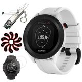 Garmin 010-02472-00 Yaklaşım S12 Gps Golf Watch, 42K + Yüklü Dersler (Beyaz) | Resmi Abd Ortak Modeli | Deco Essentials 2pack Ekran Koruyucu, 7-In-1 Golf Tool & Iron Head Covers