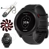 Garmin 010-02472-00 Yaklaşım S12 Gps Golf Watch, 42K + Yüklü Dersler (Black) | Resmi Abd Ortak Modeli | Deco Essentials 2Pack Ekran Koruyucu, 7-İn-1 Golf Tool & Iron Head Covers