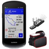 Garmin 010-02503-10 Edge 1040 Bisiklet Gps Pazarı Hız / Cadence Sensör Ve Hrm-Dual Monitor Sche İle Deco Gear 16-İn-1 Bisiklet Tamir Alet Kit Ve Deco Essentials Bisiklet Çerçeve Telefon Mount