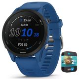 Garmin 010-02641-01 Forerunner 255 Gps Smartwatch Tidal Blue | Resmi Abd Ortak Modeli | Sche With 2 Yr Cps Geliştirilmiş Koruma Paketi