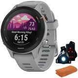 Garmin 010-02641-02 Forerunner 255S Gps Smartwatch, Toz Grey | Resmi Abd Ortak Modeli | İşout Soğutma Spor Havlusu Ve Deco Essentials Wearable Comm